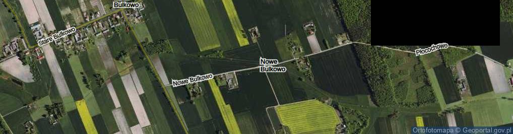 Zdjęcie satelitarne Nowe Bulkowo ul.